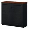 Bush Furniture Fairview Small Storage Cabinet With Doors, Antique Black/Hansen Cherry (WC53996-03) -Bush Furniture 47FC41D9 9F20 4D28 8814D49C49529858 s7