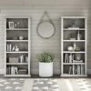 Bush Furniture Yorktown 5-Shelf 67"H Bookcase Set, Linen White Oak (YRK012LW) -Bush Furniture D702DDCF EF16 4ABE A4EF6A4D6F1928E4 s7