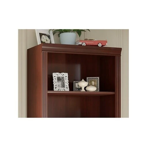 Kathy Ireland® Home By Bush Furniture Bennington 5 Shelf Bookcase, Harvest Cherry (WC65515-03) -Bush Furniture m007128816 s7