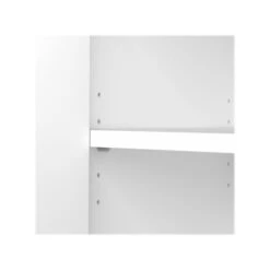 Bush Business Furniture Hybrid 5-Shelf 73"H Bookcase With Doors, White (HYB024WH) -Bush Furniture sp149697668 s7