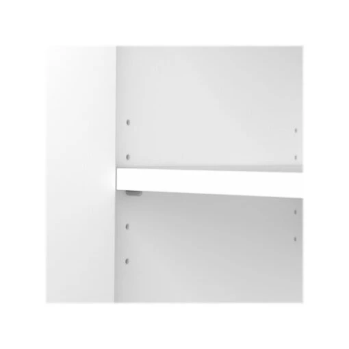 Bush Business Furniture Hybrid 5-Shelf 73"H Bookcase With Doors, White (HYB024WH) -Bush Furniture sp149697668 s7