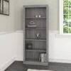 Bush Furniture Saratoga 5-Shelf 72"H Bookcase, Modern Gray (W1655C-03) -Bush Furniture sp163411831 s7